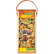 T.S. Shure Construction Vehicles Wooden Magnets MagnaFun Set, 20 Pieces