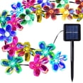 thumbnail image 1 of Outdoor Solar Light Garden, Waterproof 50 Blossom Solar Powered Fairy Lights, 1 of 7