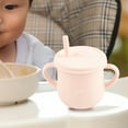 thumbnail image 4 of GROFRY Water Cup Soft Leakproof Silicone Baby Straw Feeding Drinking Glass for Home, 4 of 8