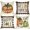 Pumpkin, variant on Hello Fall Pumpkin Maple Leaves Decorative Throw Pillow Covers 16 x 16 Set of 4, Autumn Harvest Orange Buffalo Plaid Check Cushion Case Decor, Thanksgiving Farmhouse Home Sofa Couch Decoration