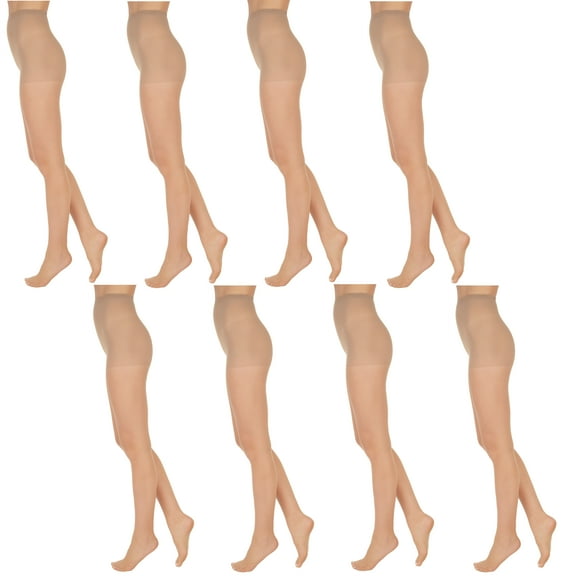 L'eggs Everyday Women's Regular Pantyhose, 8 Pack