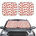 thumbnail image 2 of Balery 2 Piece Strawberries Car Windshield Sun Shade|Foldable Front Windshield Shade for Car Front Window for Most Sedans SUV Truck-Small, 2 of 7