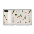thumbnail image 2 of JIALIOU Nylon Trifold Card Wallet with ID Window Zipper Pocket for Men Women Teen Cartoon Rabbits Carrots Mushroom, 2 of 7