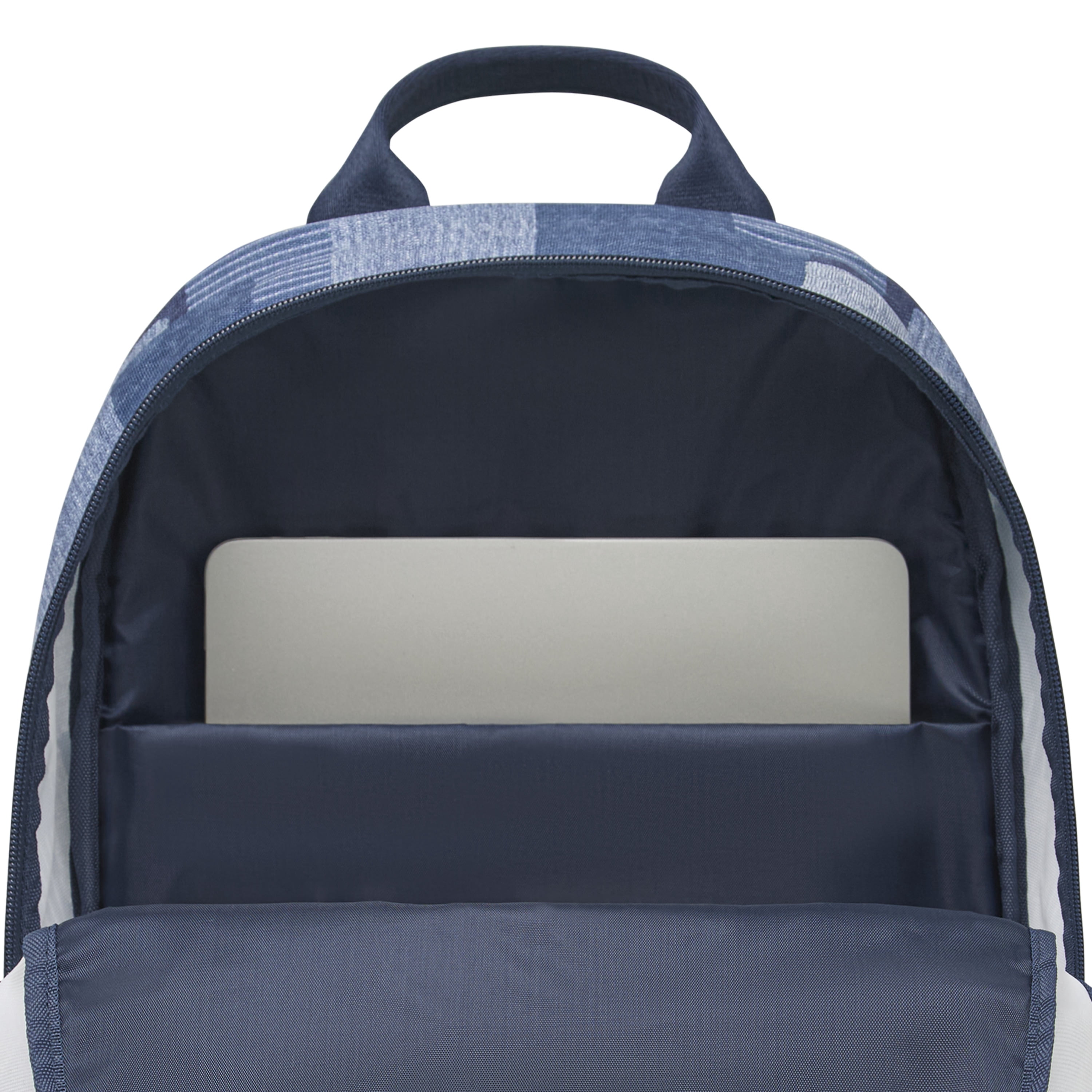 Levi Strauss Signature Unisex 17" Two Pocket Backpack, Denim Patchwork
