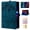 Blue, variant on Case for Amazon Kindle Fire HD8 / HD8 Plus 2020/2022/2024, Embossed PU Leather Anti-slip Folio Stand Cover with Card Holder & Pen Holder for Kindle Fire HD8 / HD8 Plus 2020/2022/2024 - Purple