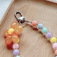 thumbnail image 7 of Mightlink Women Phone Wrist Lanyard Candy Color Flower Beads Phone Wrist Rope Anti-lost Cell Phone Case Hand-held Strap, 7 of 7