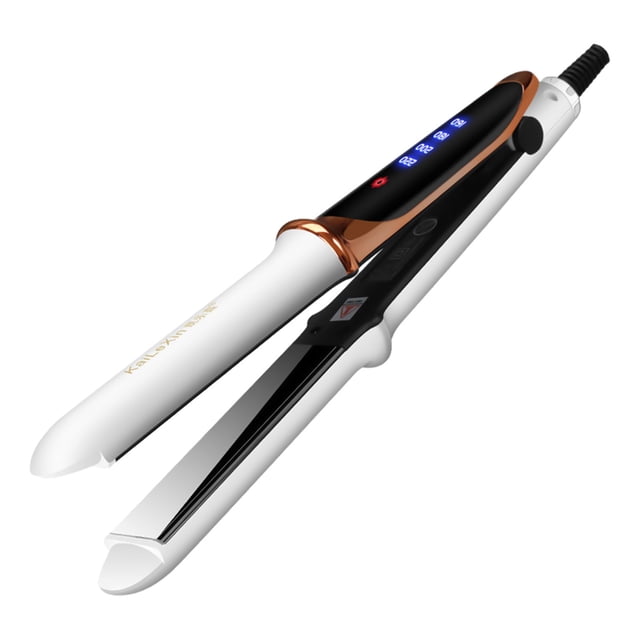 Curling Iron Long Barrel for Bouncy Curls & Waves, Digital Temp Control Ceramic Curling Iron , Oil Infused One Inch Curling Iron 30s Fast Heat Up, Dual Voltage 1 Curling Iron