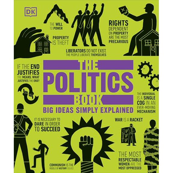 Pre-Owned The Politics Book: Big Ideas Simply Explained, 9780593844120, 0593844122, Hardcover,
