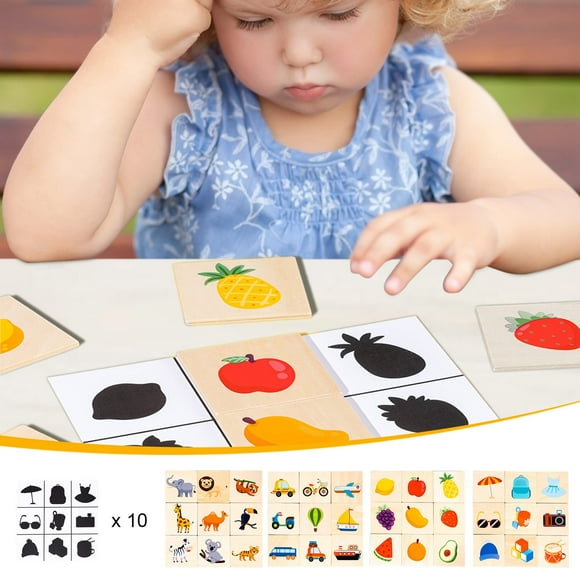 Pisexur Baby Toys Wooden Puzzles Toddler Toys Gifts For 1 2 3 Year Old Boys Girls Toddler Sensory Toy Baby Dolls,Car Toys for 3-5 Years Boys Girls