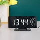 thumbnail image 3 of Reloj digital Decorativo Zulema Luz nocturna Temperatura Eléctrico Blanco Despertador digital, 3 of 8