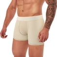 thumbnail image 3 of MANIFIQUE Men's Underwear Boxer Briefs Tummy Control Body Shaper Enhance Butt Lifter Shapewear with Removable Padded, 3 of 6