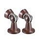 thumbnail image 4 of Tope magnético para puerta Uxcell con montajes de tornillo ocultos, plástico marrón, paquete de 2, 4 of 5