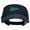 Navy, variant on Golf Cup Greens Embroidered Pro Style Cotton Twill Washed Visor - Black OSFM