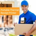 thumbnail image 4 of moobody Fabricant d'Étiquettes Portable Sans Fil 80mm Imprimante Thermique Connexion avec Application Compatible avec Téléphone Intelligent iOS Android Largeur de Papier Réglable s pour Restaurant Supermarché Cuisine Bureau, 4 of 7