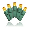 thumbnail image 1 of Winterland S-50MMOR-6G 5 mm. Conical Led, Amber 50 Lights, Green Wire - 5.5 in., 1 of 1