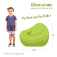 thumbnail image 5 of Majestic Home Goods Small Bean Bag Athens Gray, 5 of 6