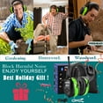 thumbnail image 2 of PROHEAR 033 2.0 Bluetooth Hearing Headphones With AM FM Radio Muffs Green, 2 of 7
