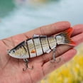 thumbnail image 4 of 10cm 17g Fishing Lure 6 Segment Attractive Plastic Simulation Multi Jointed Hard Bait for Fishing Lover, 4 of 7