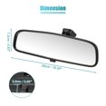 thumbnail image 4 of Espejo retrovisor Interior del coche espejo retrovisor Interior negro No.851013X100 para Hyundai Sonata 2016-2019 para Hyundai Elantra 2011-2020, 4 of 7