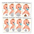 thumbnail image 1 of Juego para baby shower RokAPary para niño: 40 tarjetas rasca y gana, 1 of 7