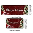 thumbnail image 3 of Christmas-themed Carpet/Door Mat. Non-Slip, Absorbent, fits bathroom/porch, easy to clean, holiday-themed, household use., 3 of 3