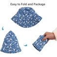thumbnail image 4 of Gorro de verano de algodón para bebé UPF 50+ para niños y niñas, gorro de sol para niños con protección para el cuello y correas ajustables para la barbilla, 4 of 5