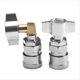 thumbnail image 2 of 2 Piezas de Conector Neumático para Soplador de Polvo de Camión, Codo Recto, Conexión Integrada, Herramienta de Hardware para Decoración del Hogar, 2 of 5