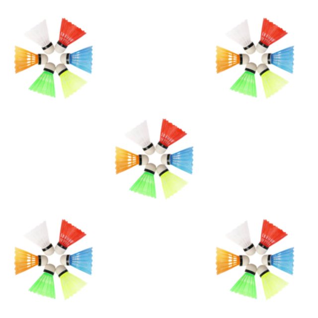 Toystoory Volantes de plumas de profesional para golpes potentes Juego de volantes de bádminton de nailon Bádminton 6 piezas Type2 NO2