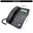 thumbnail image 5 of Classical Desk Phone Home Telephone for Hotels and Business Offices Easy to Use, 5 of 13
