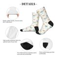 thumbnail image 4 of Rocae Dandelion for Adult Socks Casual Athletic Stretchy Loose Socks for Women Men Non-Slip Middle Tube Socks, 4 of 7