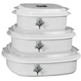 Corelle Coordinates 6Piece Microwave Safe Cookware/Storage Set