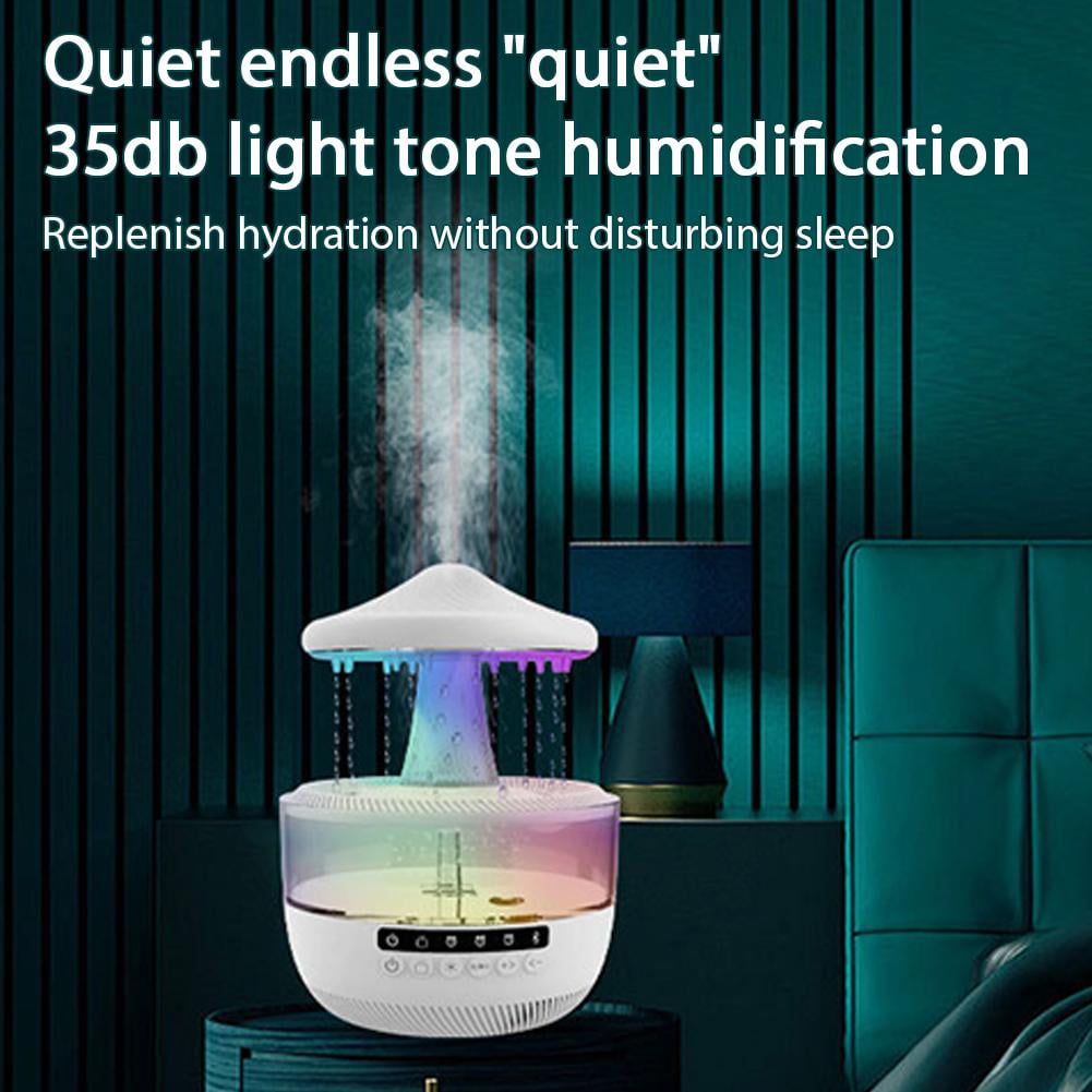 Rain Cloud Humidifier Ultrasonic Mist Maker Fog Generator Aroma Lamp for Oils Diffuser for Home Power