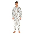 thumbnail image 6 of joogoo Squirrels Cute Unisex Adults Onesies Pajamas Jumpsuits L, 6 of 7