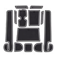 thumbnail image 2 of Riwesomey Almohadilla para taza con ranura para puerta de 12 piezas, posavasos de agua antideslizante para puerta de vehículo, alfombrilla con Automoción decorativa y accesorios, 2 of 6