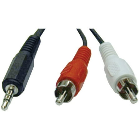 Tripp Lite P314-006 3.5mm Audio Cable Y-Adapter, 6'
