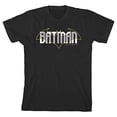 thumbnail image 5 of Batman Emblem Overlapping Youth Boy's Black T-Shirt-Large, 5 of 7