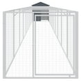thumbnail image 3 of vidaXL Dog House with Roof Anthracite 46.1"x400.4"x48.4" Galvanized Steel, 3 of 87