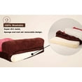 thumbnail image 6 of INTBUYING Brown Large Dog Bed with Headrest Edition High Density Thick Foam Pads Large 47.24"*35.4", 6 of 9