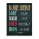 thumbnail image 1 of Stupell Home D?Cor - Placa De Pared Para Baño, Pizarra, Horario De Lavandería, 10 X 0,5 X 15, Fabricada Con Orgullo En Estados Unidos, 1 of 5
