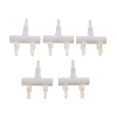 thumbnail image 2 of MERIGLARE 5Pcs Tank Airline Oxygen Pump Connector Pipe Joint Splitter With Switch 2 2 Holes, 2 of 9