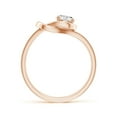 thumbnail image 2 of ANGARA Natural Solitaire Diamond Infinity Knot Ring in 14K Rose Gold for Women (Size-5mm| Color-I-J| Clarity-I1-I2) | April Birthstone, Anniversary, Jewelry Gift for Women | Natural Diamond Ring, 2 of 10