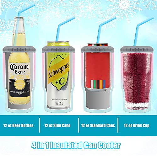 Hard Seltzer Cooler Engraved Slim Can Cooler NOT a Cheap Sticker 12 oz Double Wall Cooler Personalized Stainless Skinny Tumbler