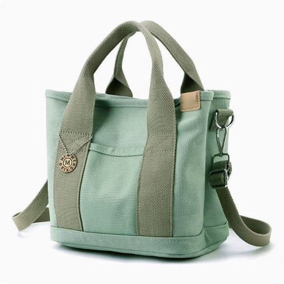Women's Small Mini Tote Bag Lightweight Handbag Ideal for Work, Shopping, and Travel Canvas Tote Bag