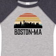 thumbnail image 4 of Inktastic Boston Massachusetts Skyline Sunset Boys or Girls Baby Bodysuit, 4 of 5