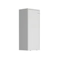 thumbnail image 5 of TUHOME Utility Foldable Ironing Cabinet with Pull-Down Table and Shelves, White, 5 of 9