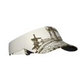 thumbnail image 1 of Fotbe Dutch Windmill Visera Deportiva con Diseño, Gorra Abierta Ajustable de Algodón para Mujer y Hombre, 1 of 7