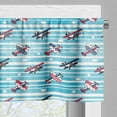 thumbnail image 3 of Ambesonne Vintage Airplane Window Valance, Colorful Craft, 54" X 12", Multicolor, 3 of 5