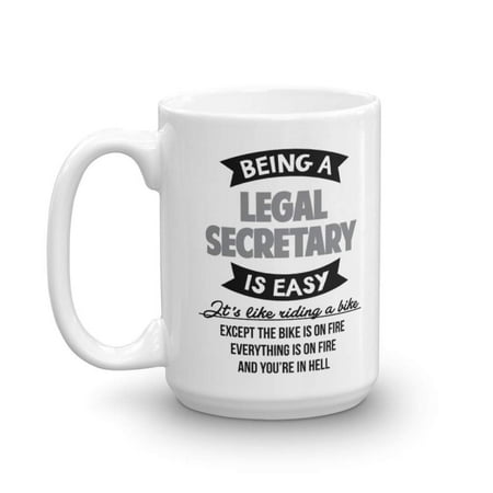 Best Funny Legal Secretary Bikers Coffee & Tea Gift Mug