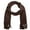 Brown, variant on Falari Men Knitted Winter Scarf Dark Grey with Stripe