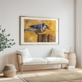 thumbnail image 4 of Blue Jay grabbing a peanut - Photography Bird Wildlife Nature Animal Autumn Woodland Scenic Unframed Wall Art Print 36 x 48 inches, 4 of 7